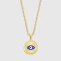 Evil Eye Gold Pendant