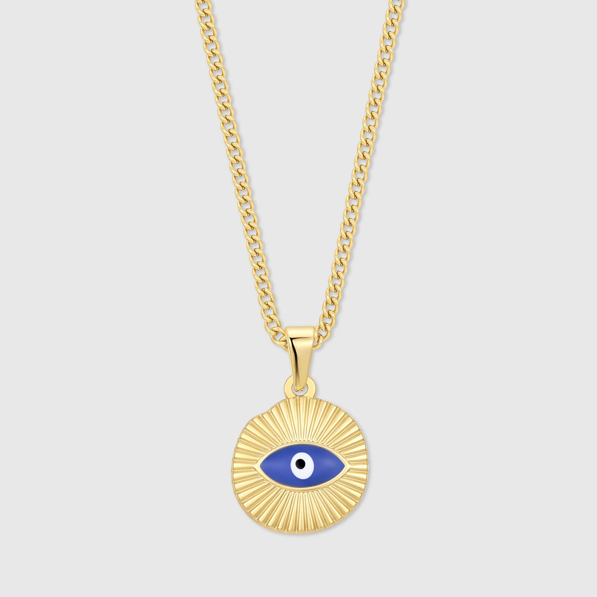 Evil Eye Gold Pendant