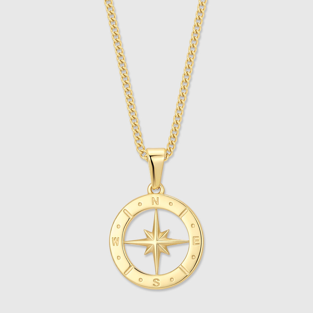 Large Compass Pendant