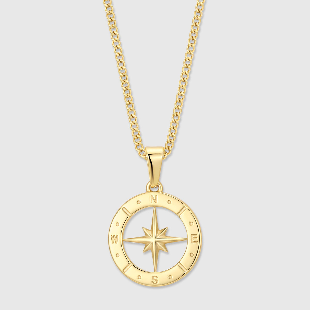 Large Compass Pendant