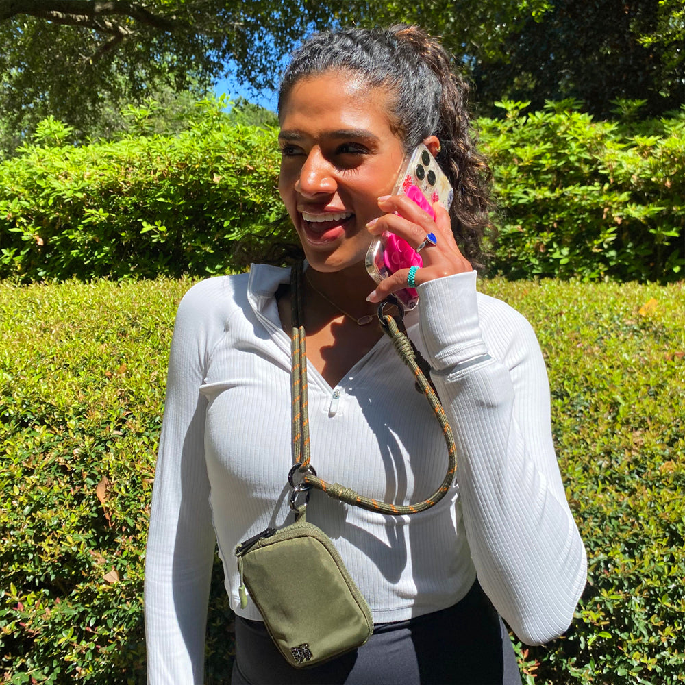 Active Crossbody w/RFID Pouch Twin Rope