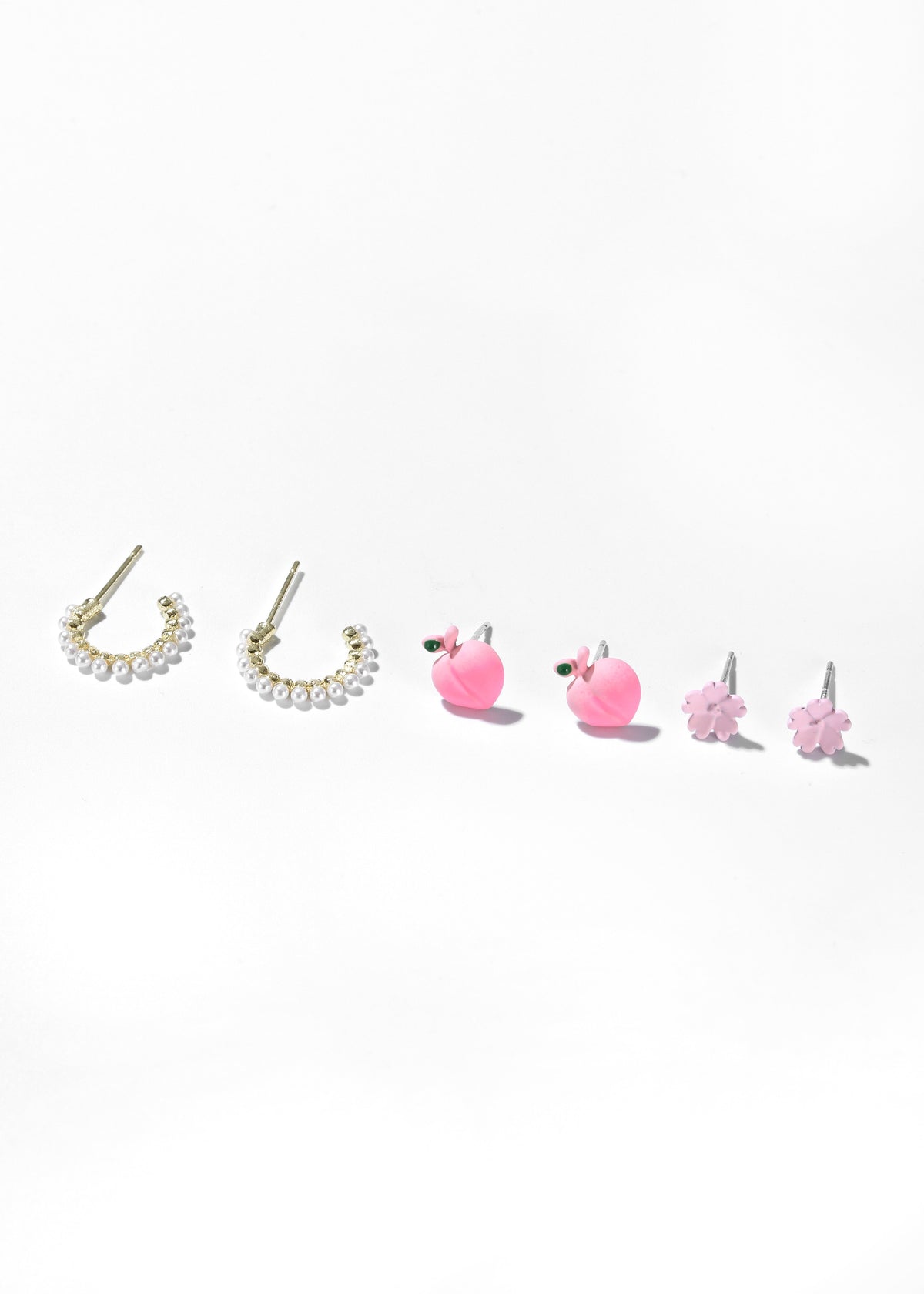Hoop and Stud Earring Combo
