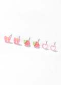 Stud Pink Earrings