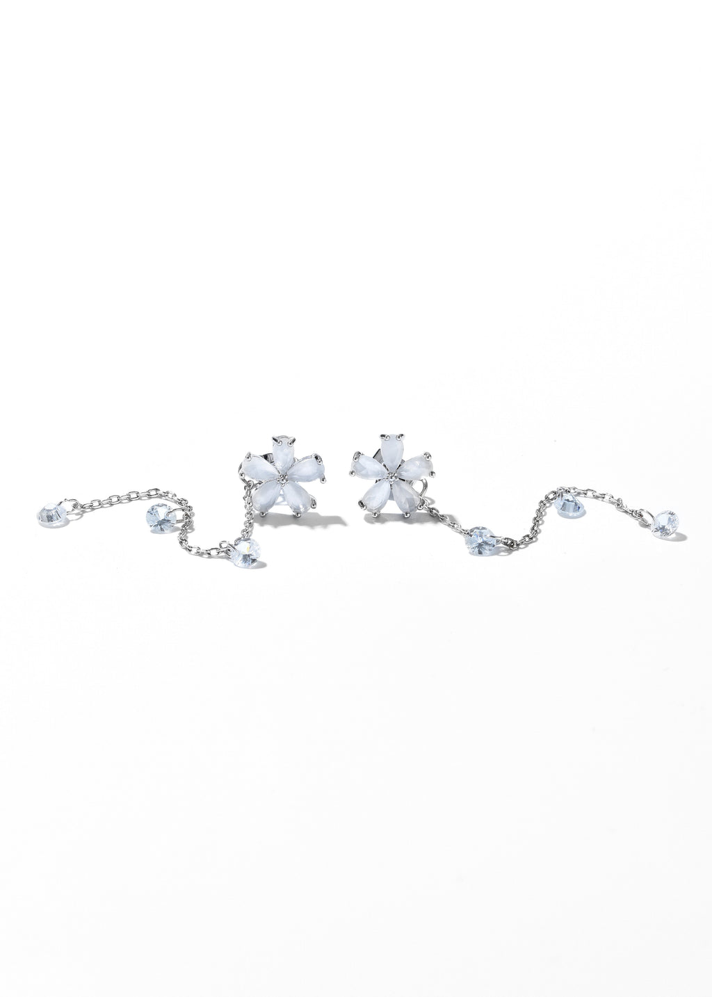 Crystal Flower Earrings