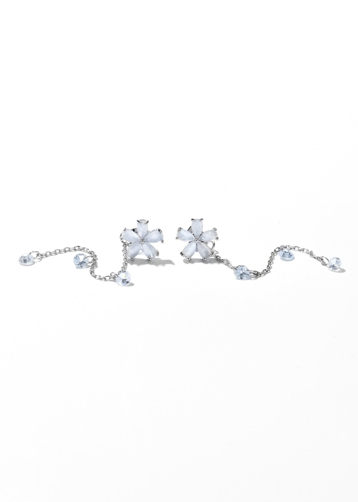 Crystal Flower Earrings