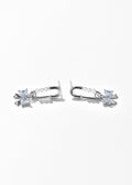 Bow Clip Dangle Stud Earrings