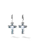 Hoop Cross Earrings