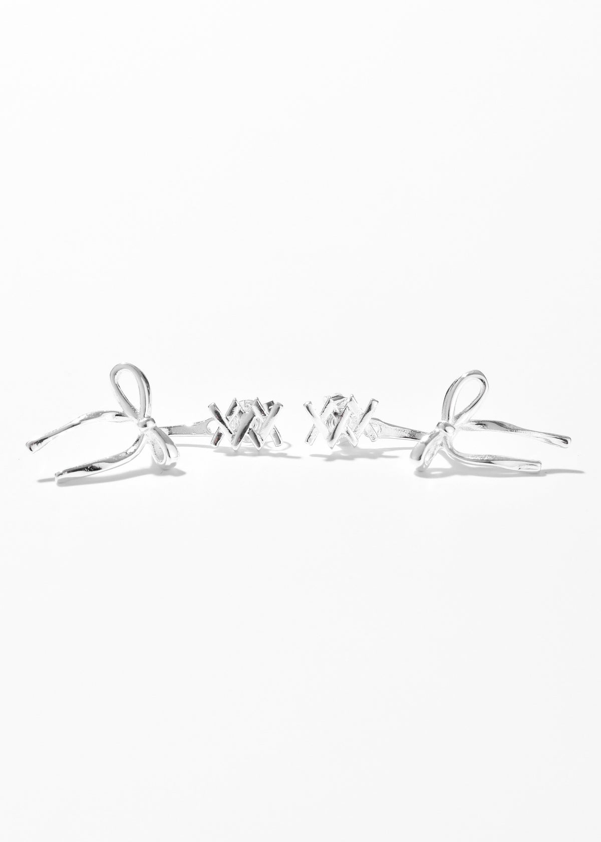 Ballet Bow Stud Earrings