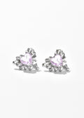 Pink Heart Earring