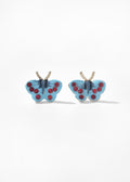 Flutter Enamel Stud Earrings