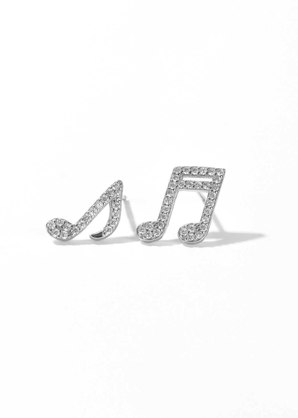 Music Note Stud Earrings