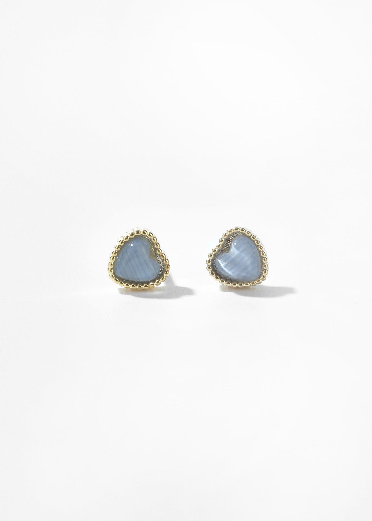 Heart Shaped Stud Earrings