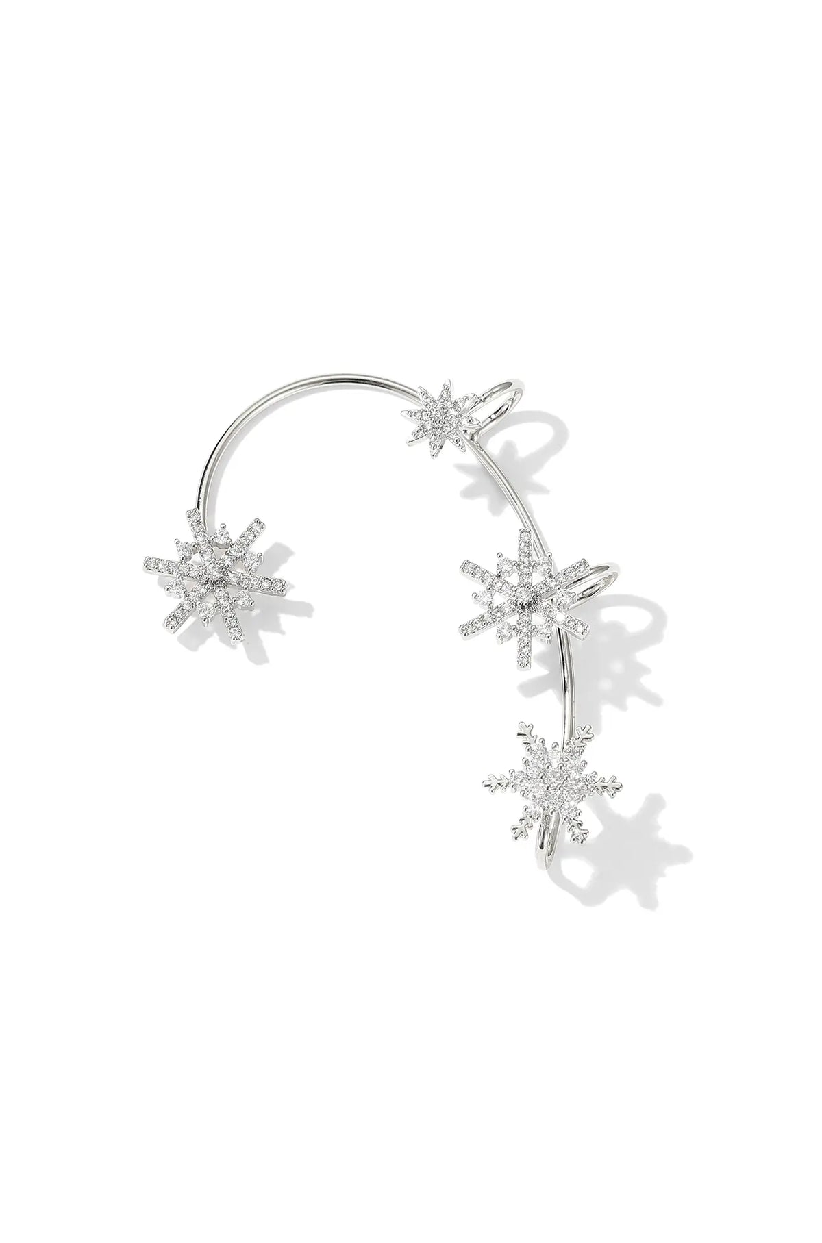 Snowflake Ear Cuff Earring