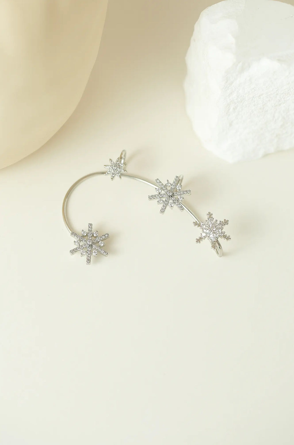 Snowflake Ear Cuff Earring