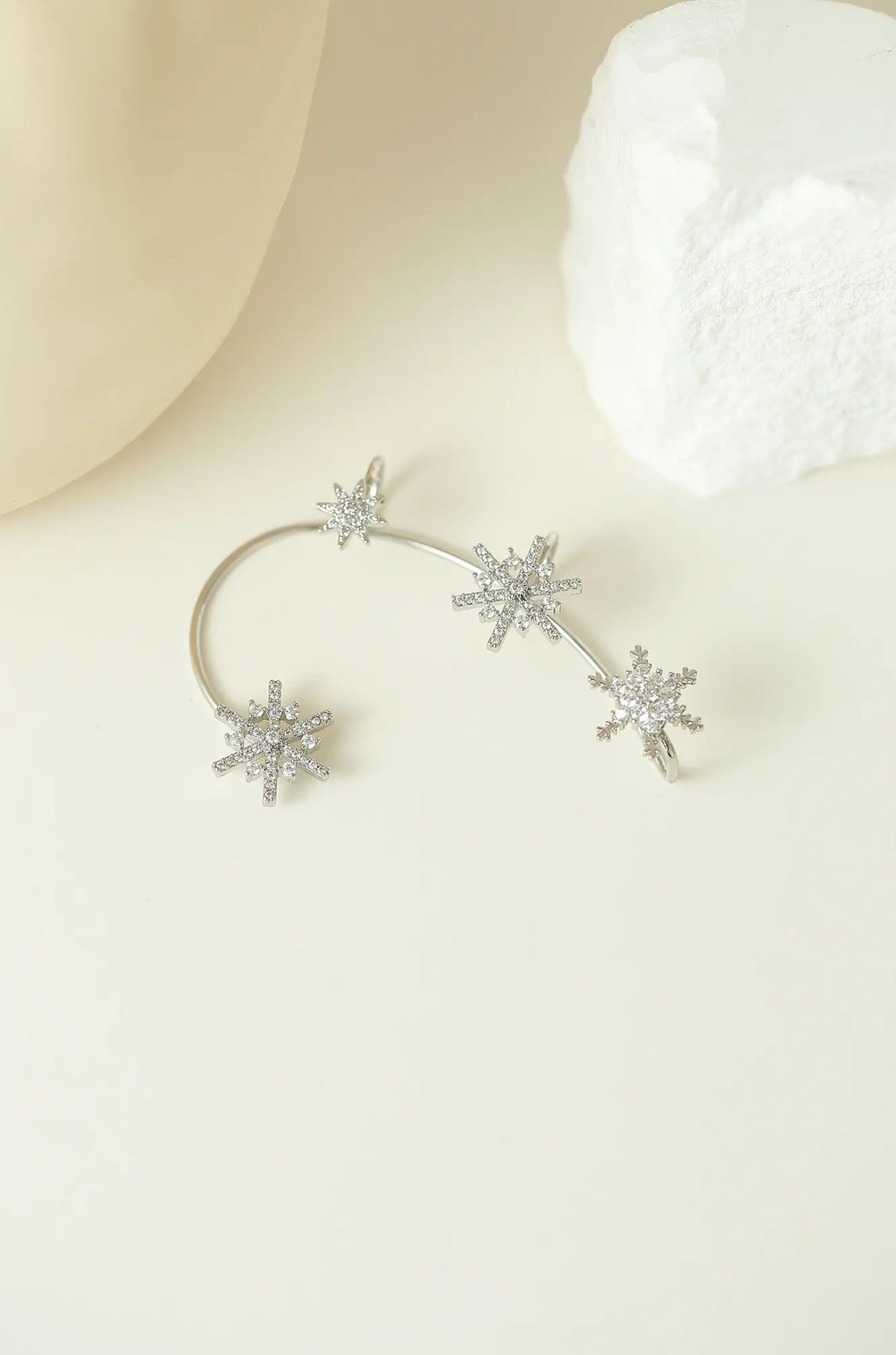 Snowflake Ear Cuff Earring