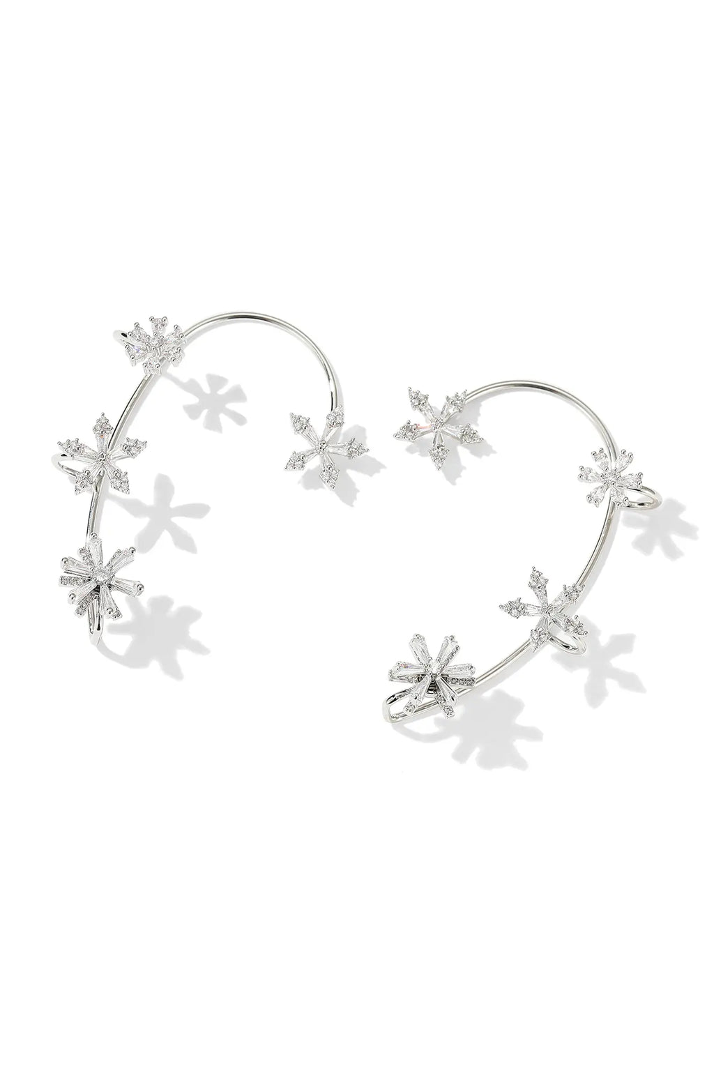 Spinning Flower Cuff Earring