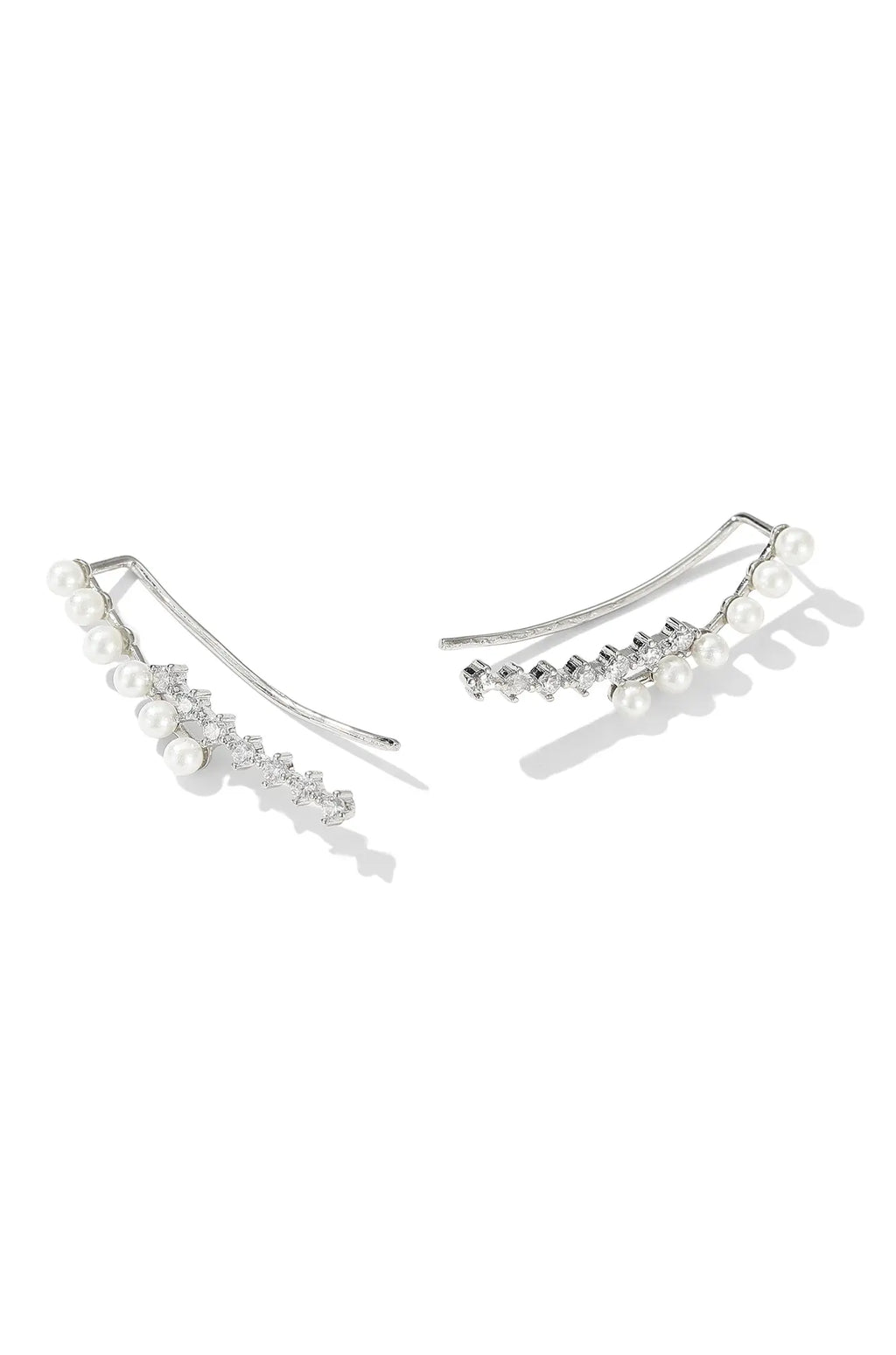 Crystal Ear Climber Earrings