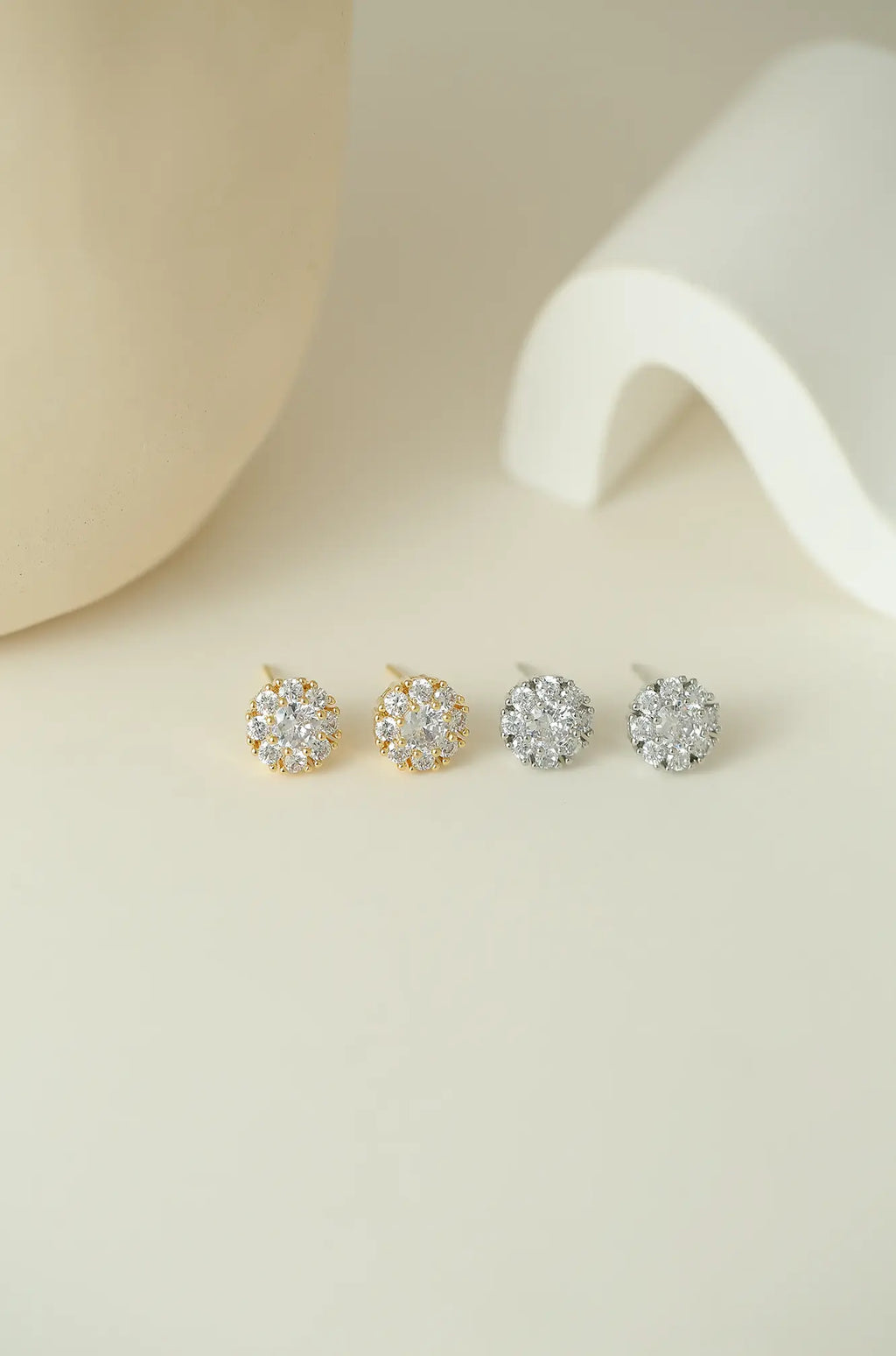 Spinning Crystal Studs