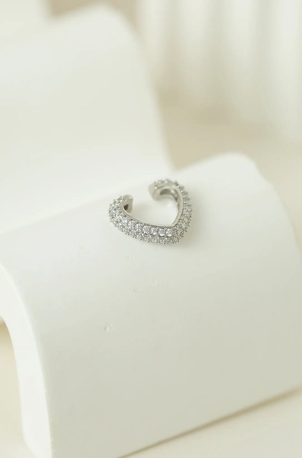 Heart Clip On Earrings