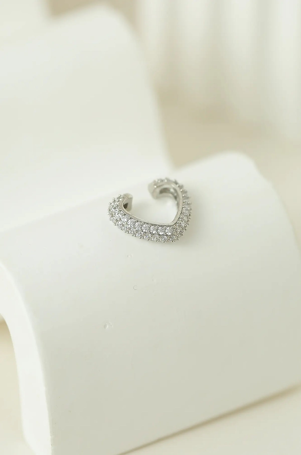 Heart Clip On Earrings