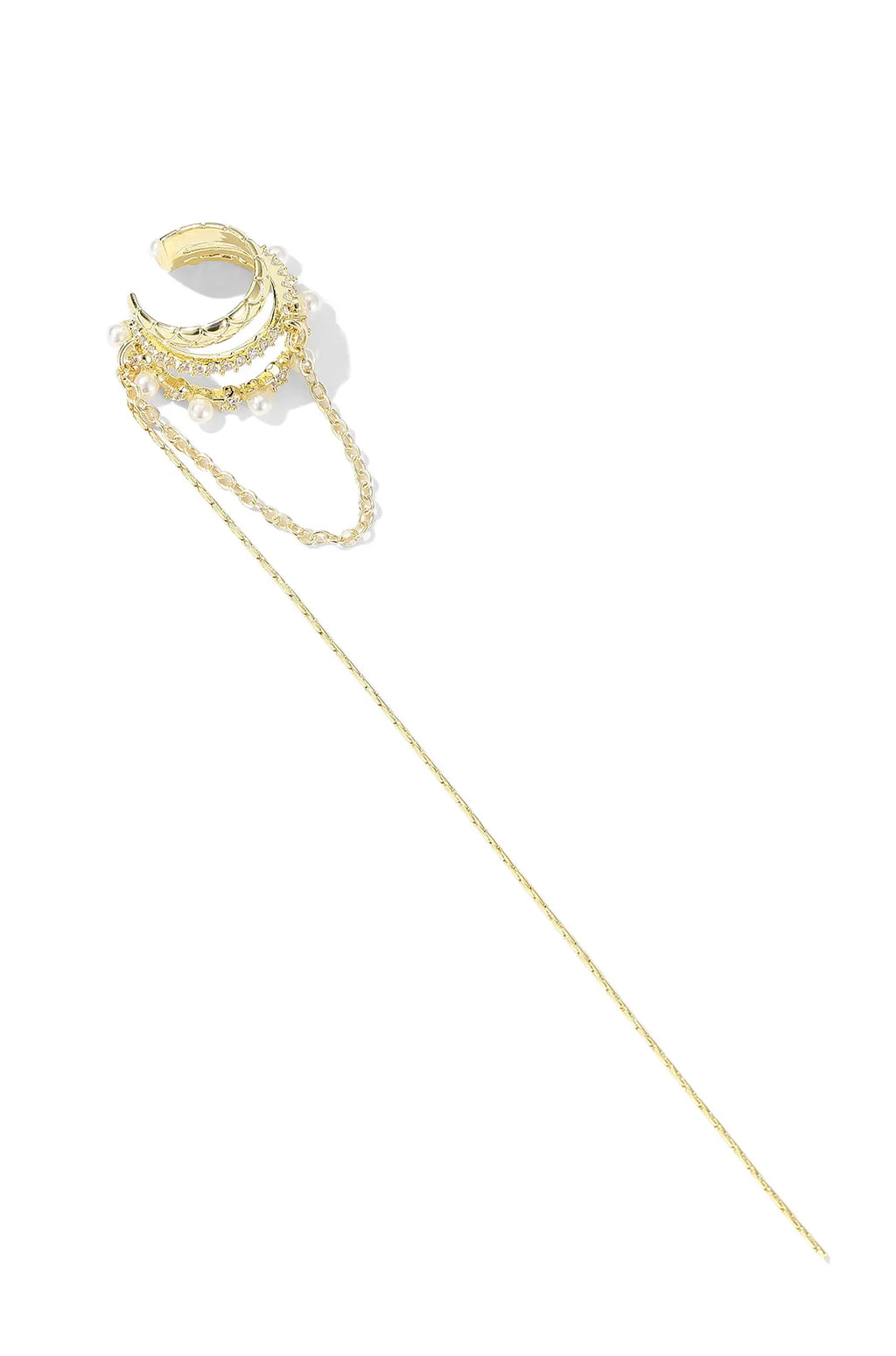 Three Layer Earring Ear Cuff