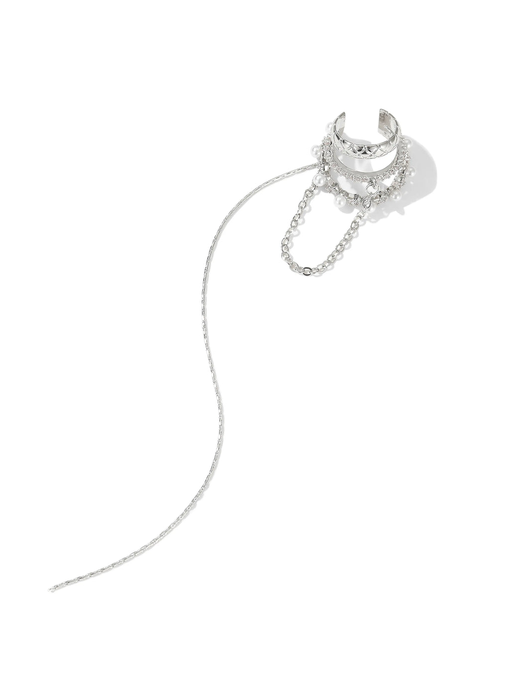Three Layer Earring Ear Cuff