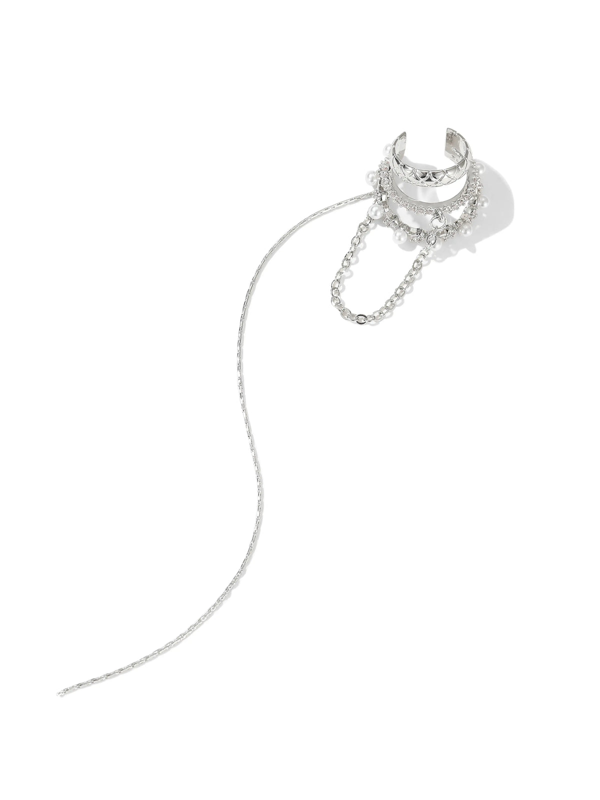 Three Layer Earring Ear Cuff