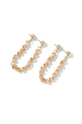 Beaded Hoop Earrings