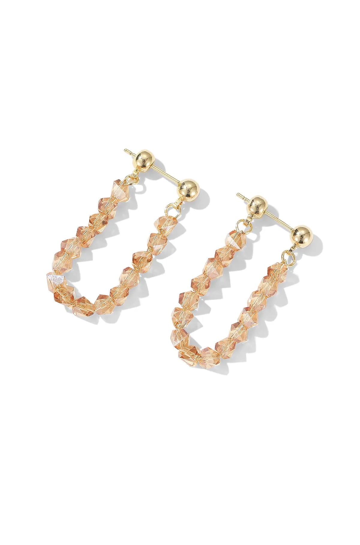 Beaded Hoop Earrings
