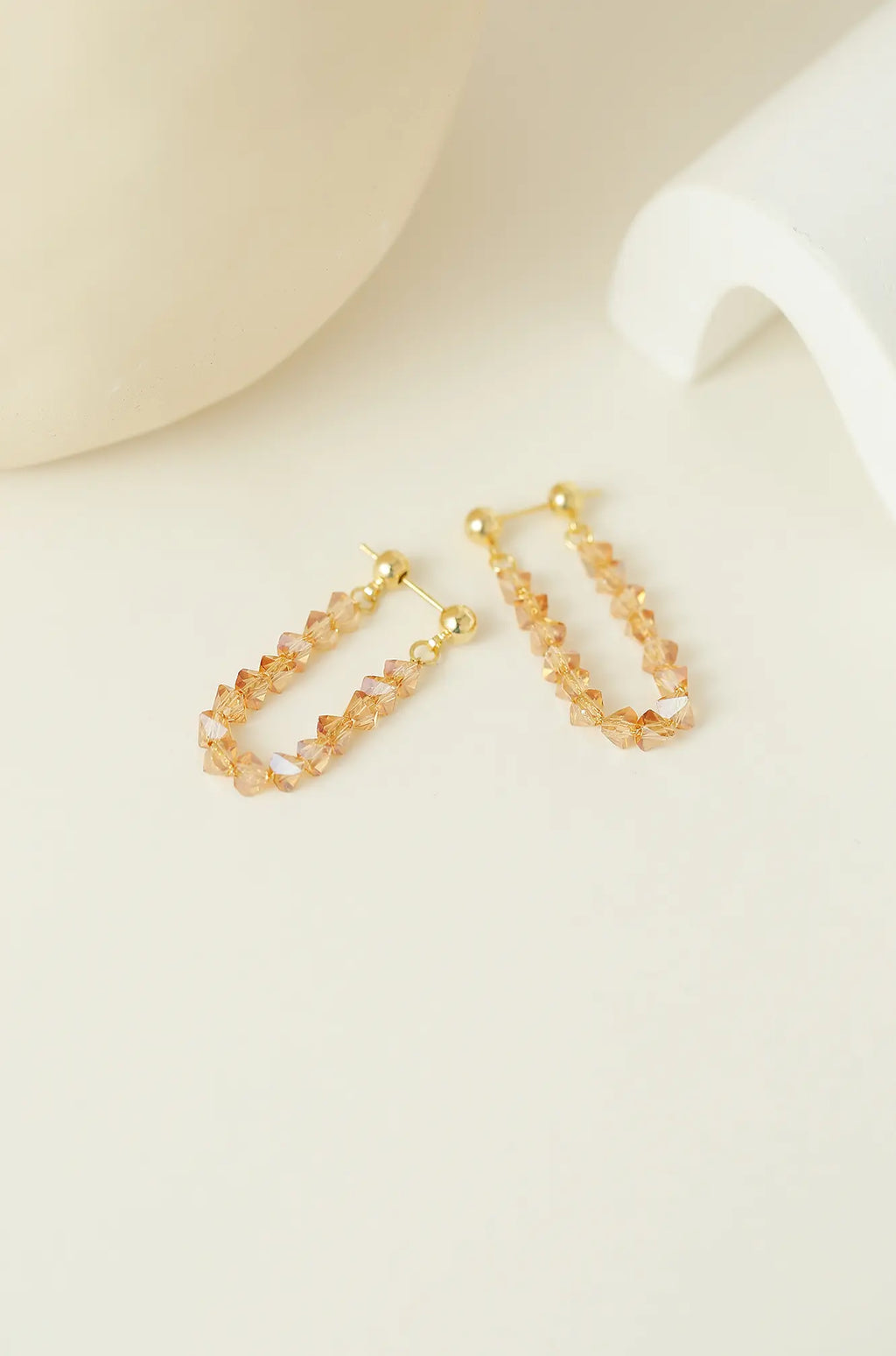 Beaded Hoop Earrings