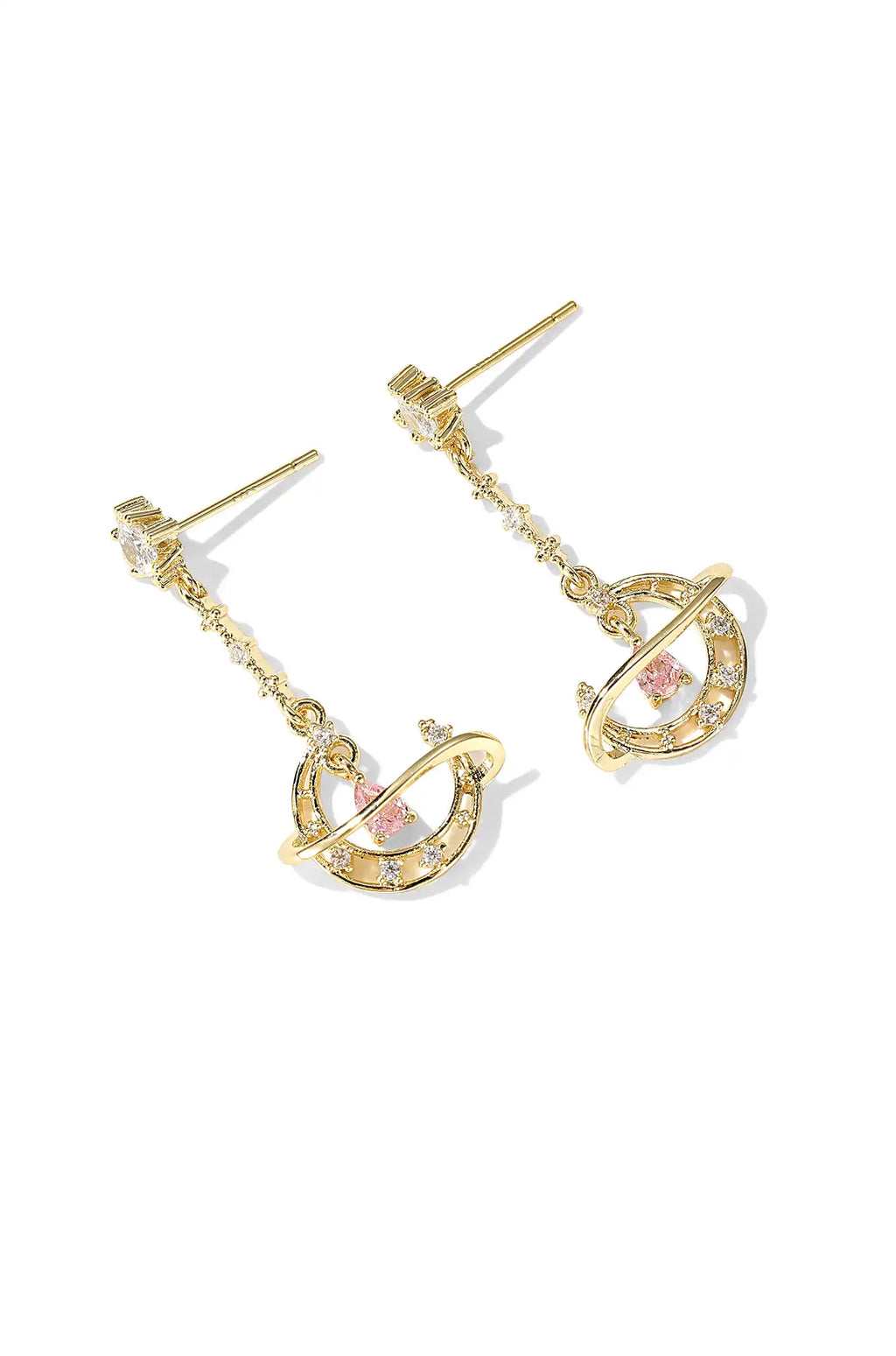 Moon Dangle Drop Earrings