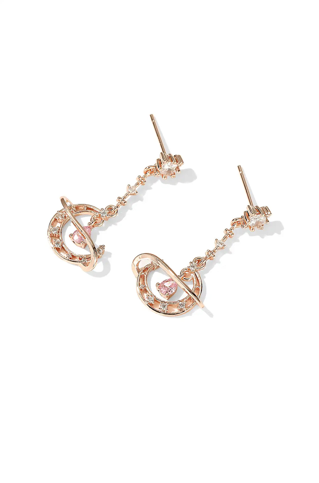 Moon Dangle Drop Earrings