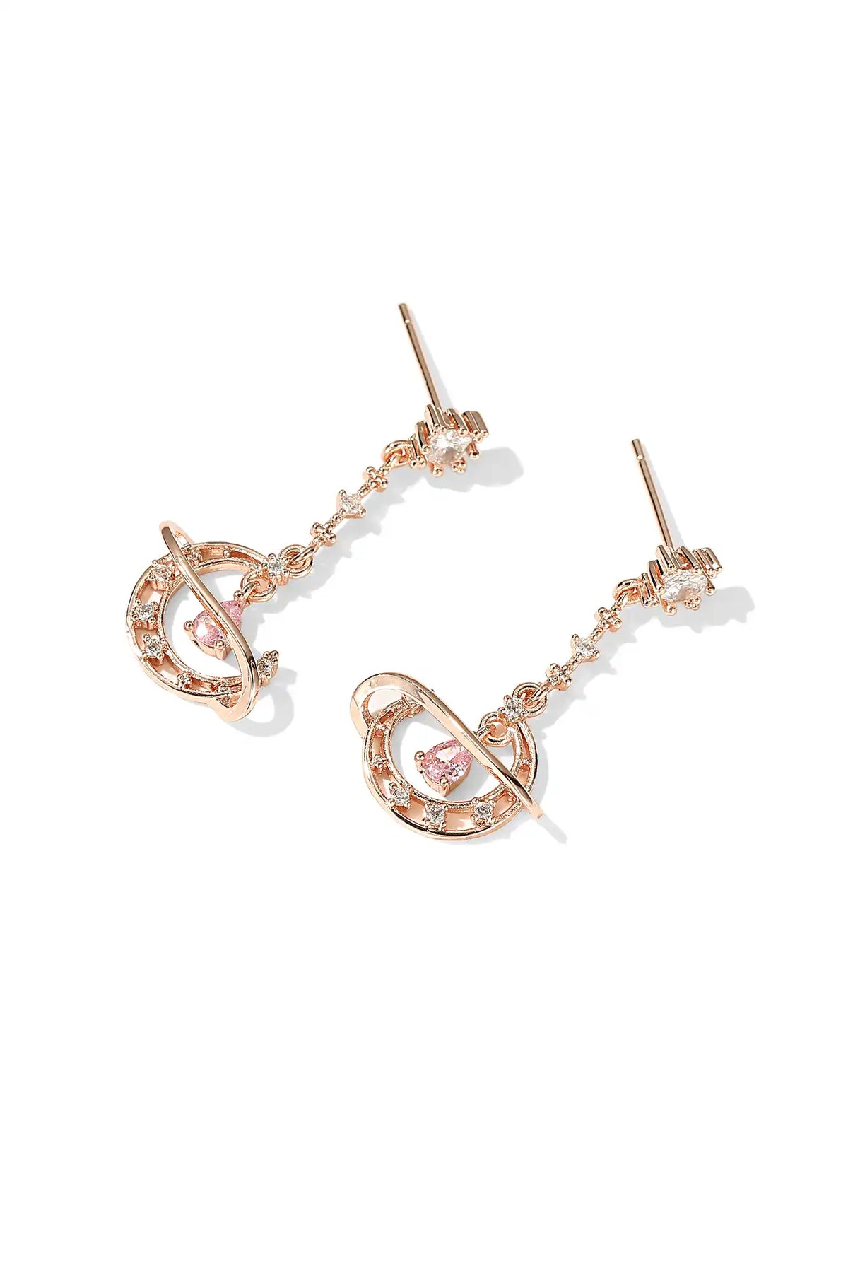 Moon Dangle Drop Earrings