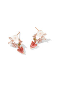 Floral Heart Earrings
