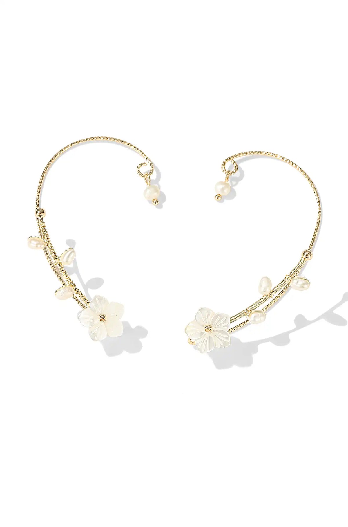 Sakura White Pearl Cuff