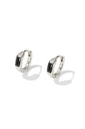 Onyx Silver Huggies