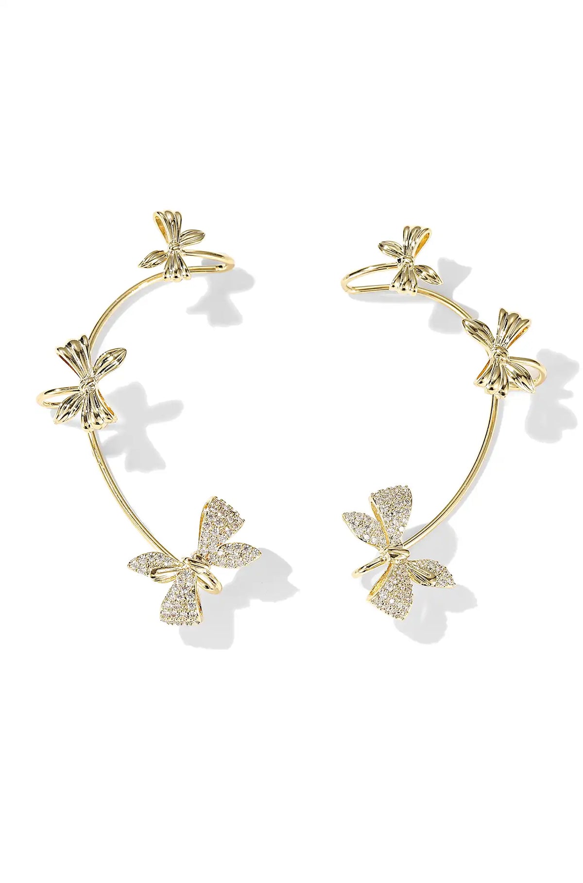 Three Ribbon Ear Cuff