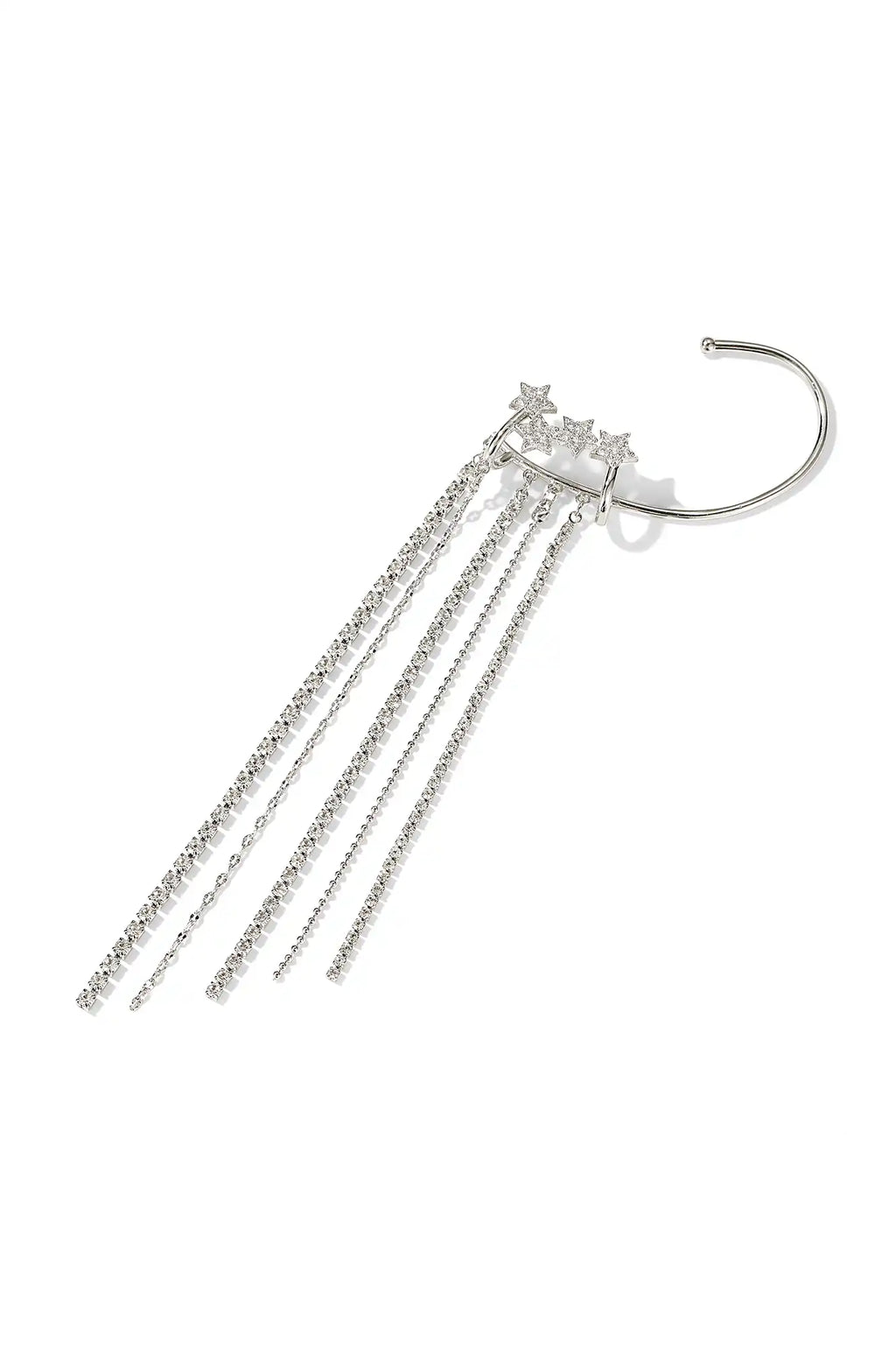 Star Fall Dangle Ear Cuff