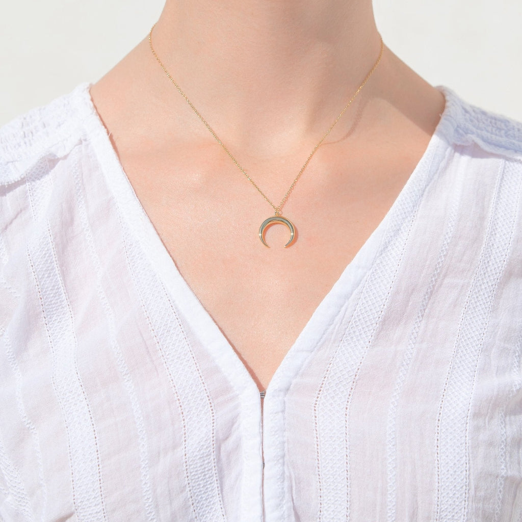 Star Choker + Moon Necklace Set