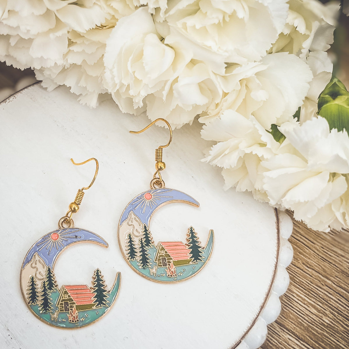 Beautiful Cabin Earrings