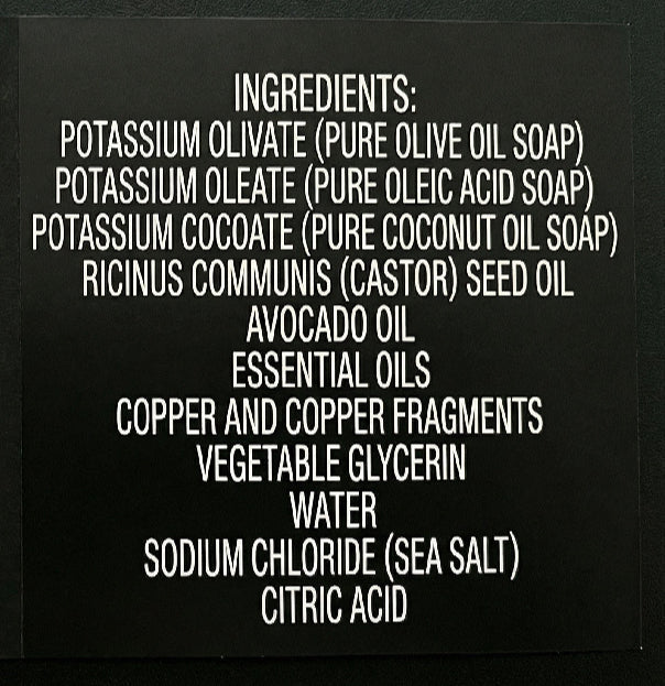 Copper Infused Body Wash & Soap