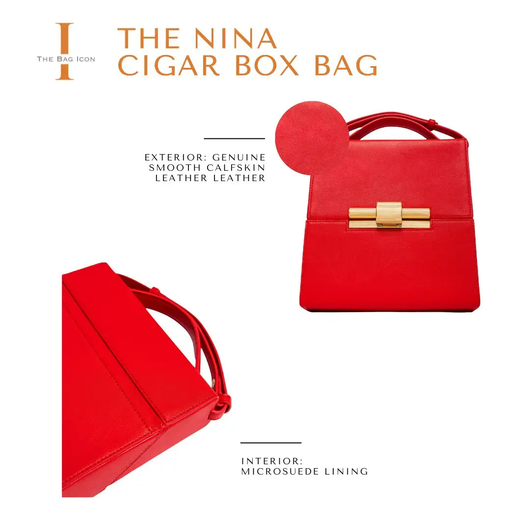 THE NINA CIGAR BOX BAG (FINAL SALE)