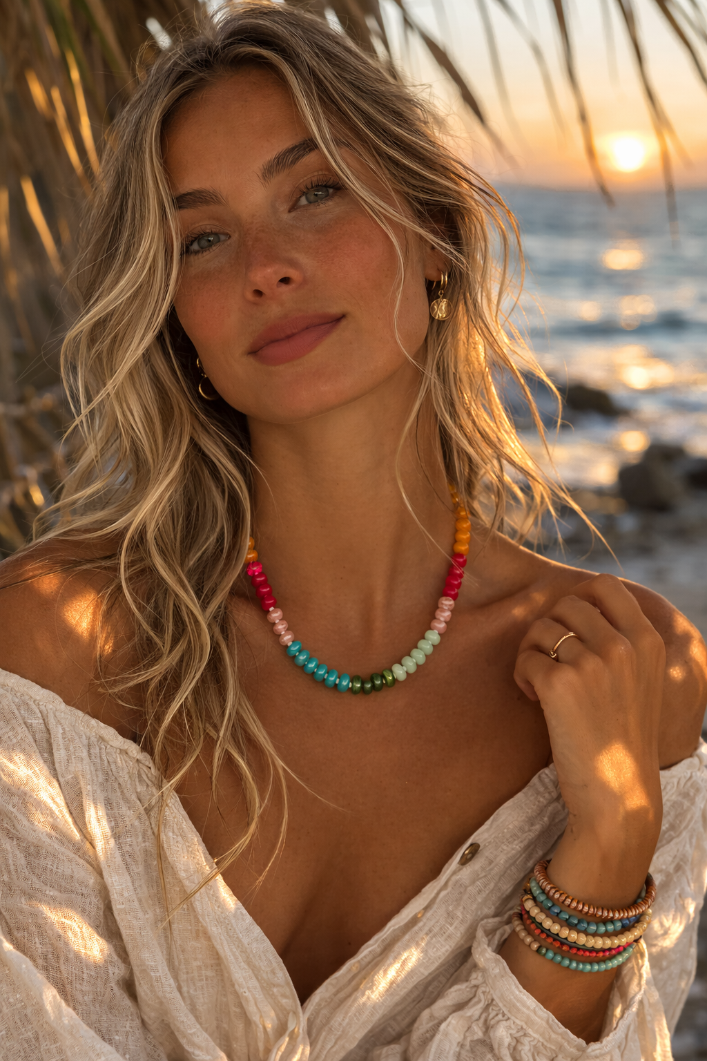 Beautiful Bright Colorful Necklace