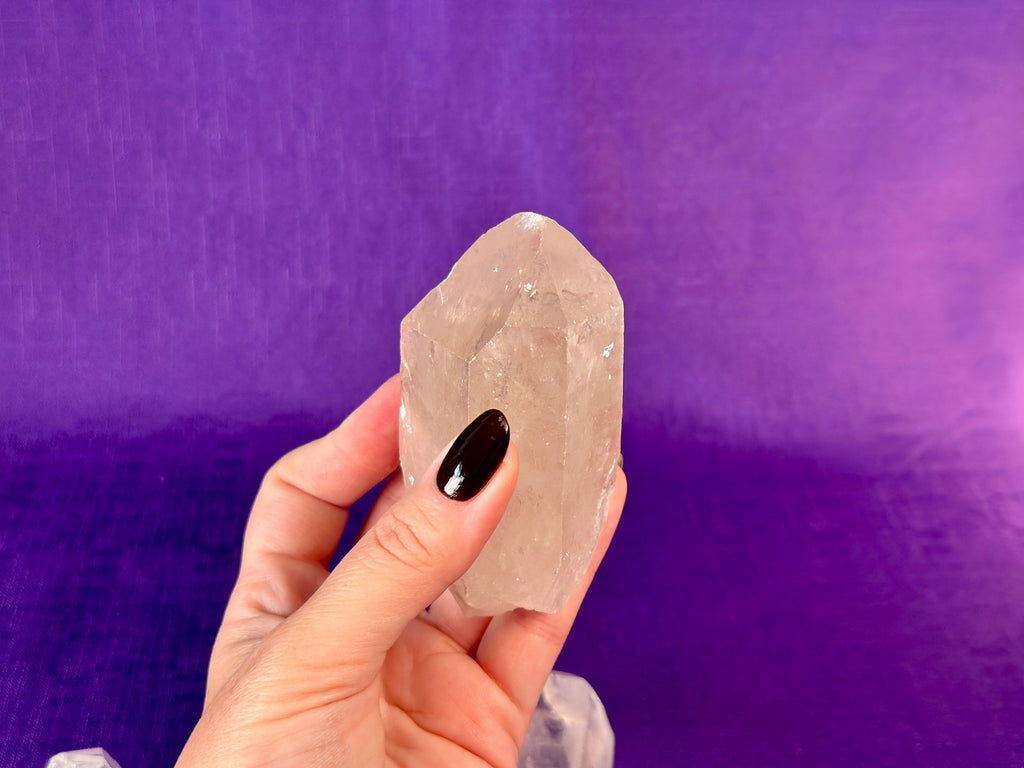 Large Natural Clear Quartz Points, 2 to 6 Inch Quartz Crystals - Grade A