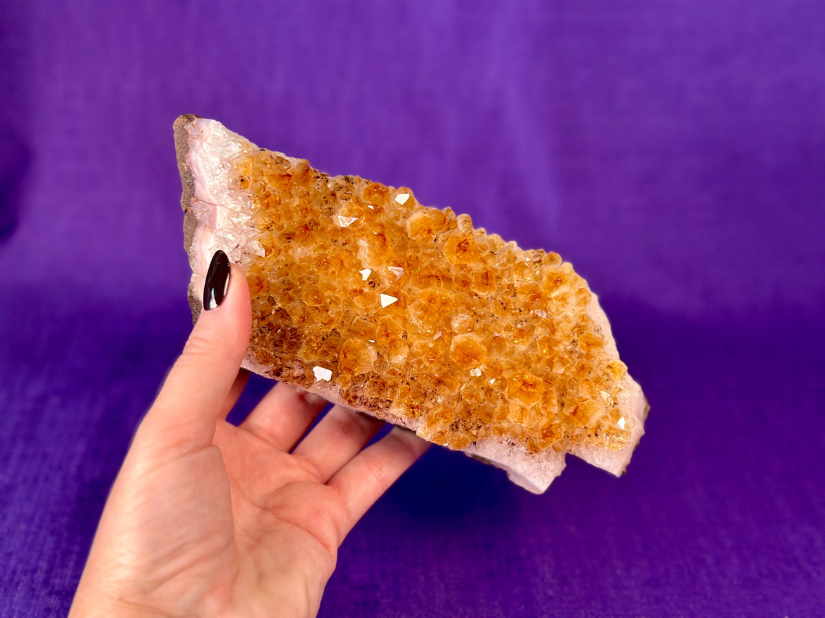 Brazilian Citrine Clusters, Citrine Crystal Clusters, Raw Crystals