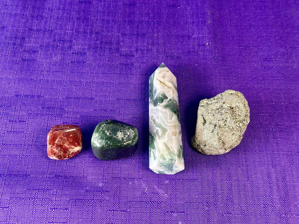 Abundance & Prosperity Crystal Grid Set - For Beginners or Experts - Crystal, Energy Healing