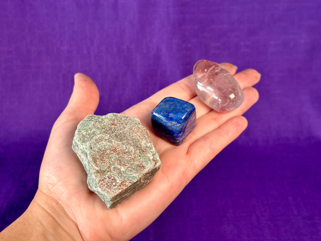 All 7 Chakras Crystal Grid Set - For Beginners or Experts - Crystal, Energy Healing