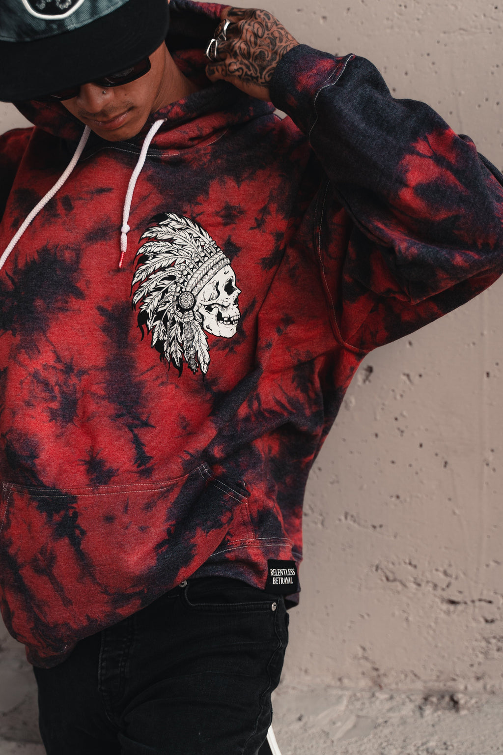 Trustless Chief Tie Dye Hoodie