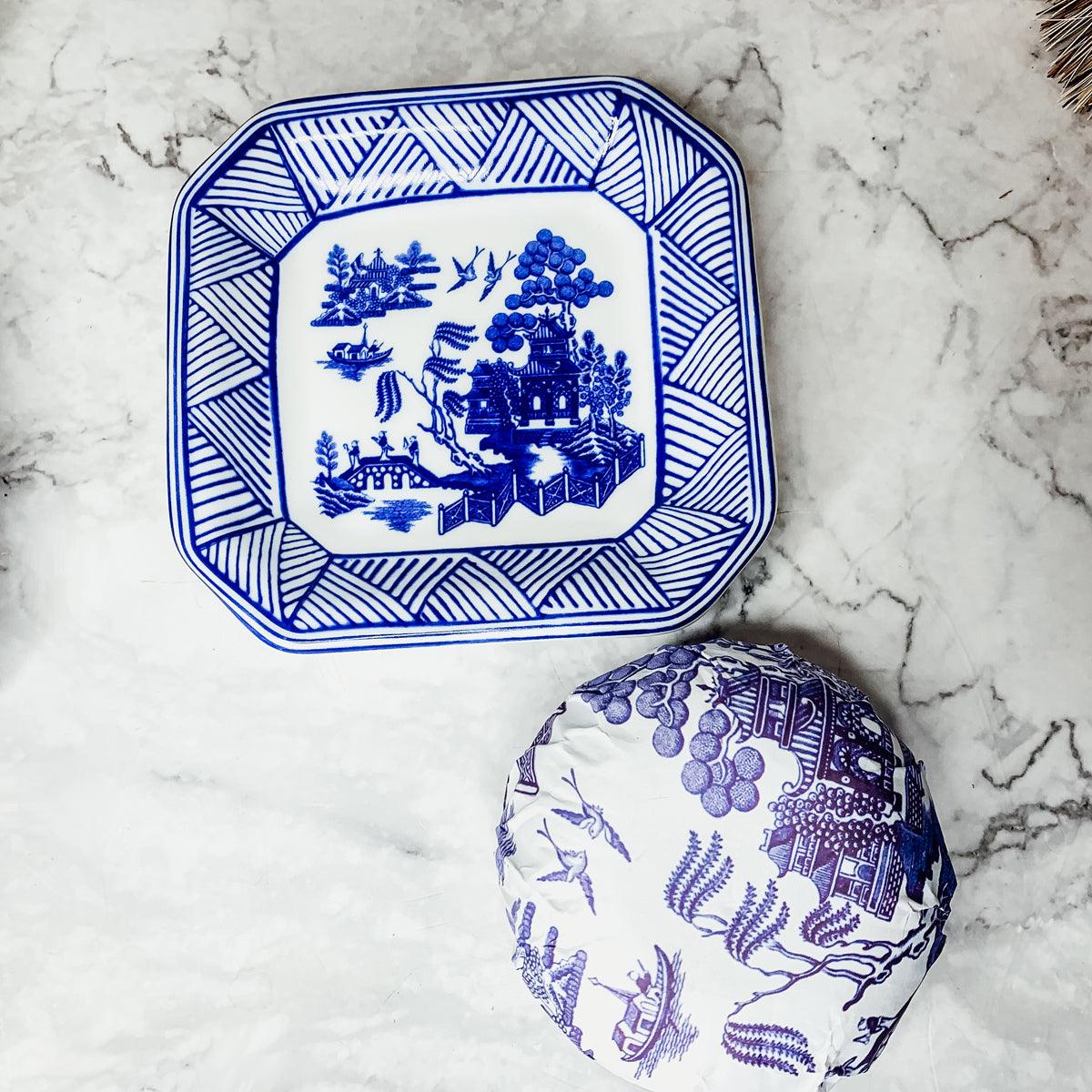Chinoiserie Soap & Dish Set