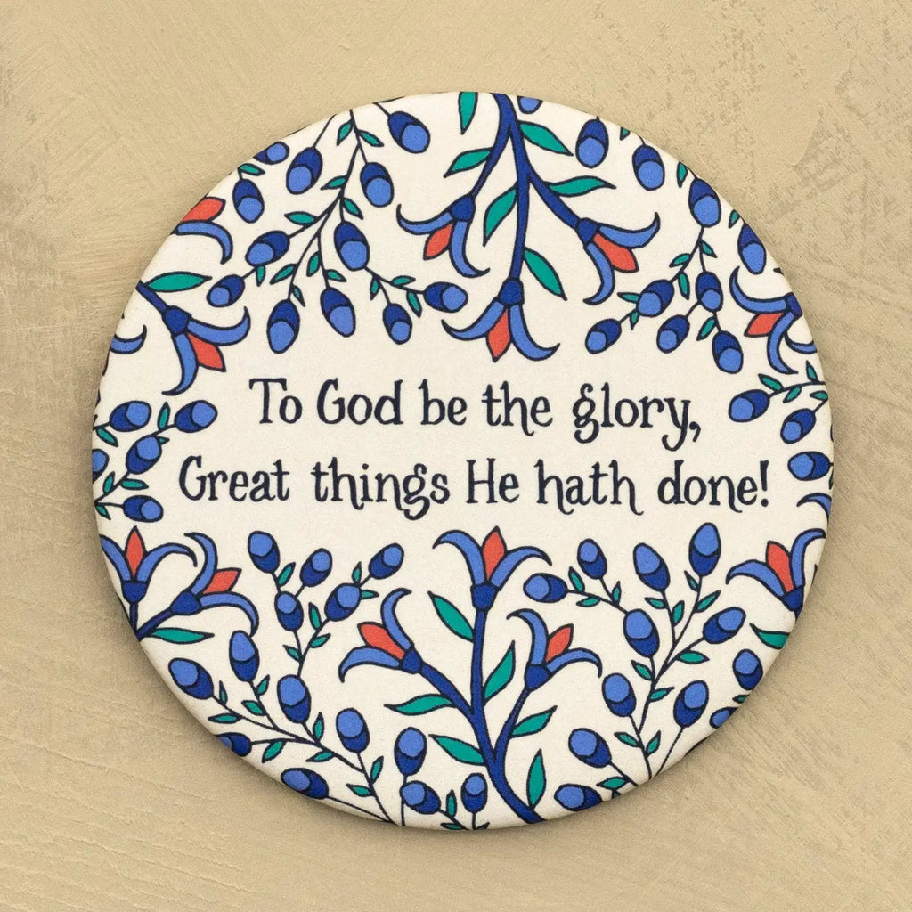 To God Be the Glory Hymn Magnet